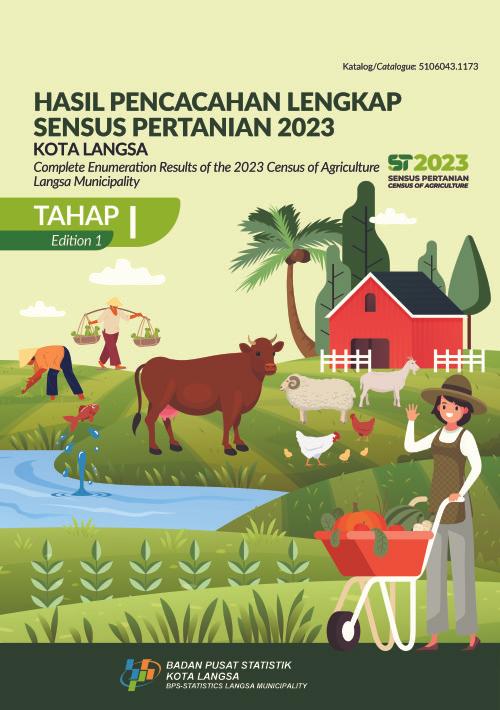 Hasil Pencacahan Lengkap Sensus Pertanian 2023 - Tahap I Kota Langsa